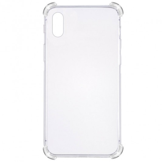 TPU чехол GETMAN Ease logo усиленные углы для Apple iPhone XR (6.1") Бесцветный (прозрачный)