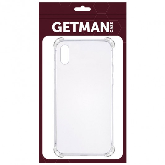 TPU чехол GETMAN Ease logo усиленные углы для Apple iPhone XR (6.1") Бесцветный (прозрачный) - изображение 1