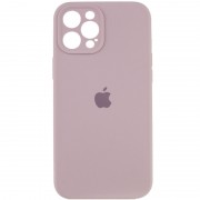 Чохол Apple iPhone 12 Pro Max (6.7"") - Silicone Case Full Camera Protective (AA) Сірий / Lavender