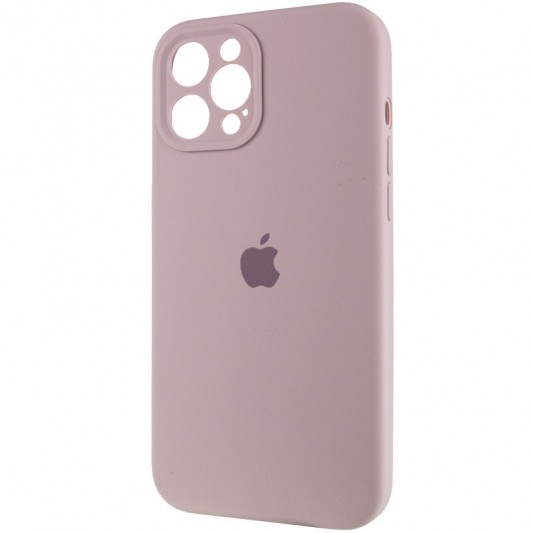 Чохол Silicone Case Full Camera Protective (AA) для Apple iPhone 12 Pro Max (6.7") Сірий / Lavender - зображення 2 