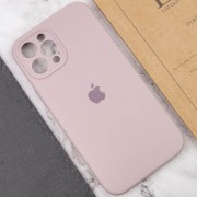 Чохол Apple iPhone 12 Pro Max (6.7"") - Silicone Case Full Camera Protective (AA) Сірий / Lavender