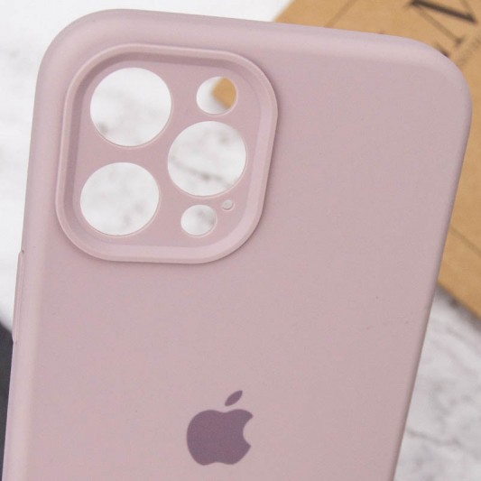Чохол Silicone Case Full Camera Protective (AA) для Apple iPhone 12 Pro Max (6.7") Сірий / Lavender - зображення 5 