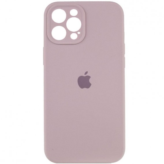 Чехол для Apple iPhone 12 Pro Max (6.7"") - Silicone Case Full Camera Protective (AA) Серый / Lavender