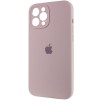 Чехол для Apple iPhone 12 Pro Max (6.7"") - Silicone Case Full Camera Protective (AA) Серый / Lavender