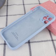 Чехол для Apple iPhone 12 Pro Max (6.7"") - Silicone Case Full Camera Protective (AA) Голубой / Lilac Blue
