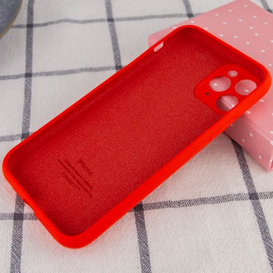 Чохол Silicone Case Full Camera Protective (AA) для Apple iPhone 12 Pro Max (6.7") Червоний / Red - зображення 1 