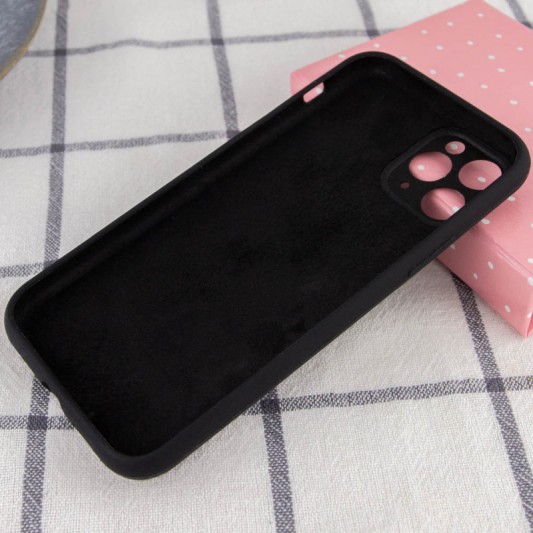Чохол Silicone Case Full Camera Protective (AA) для Apple iPhone 12 Pro Max (6.7") Чорний / Black - зображення 1 