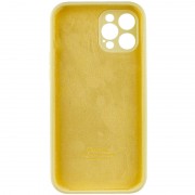 Чехол для Apple iPhone 12 Pro Max (6.7"") - Silicone Case Full Camera Protective (AA) Желтый / Mellow Yellow