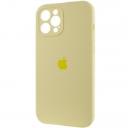 Чехол для Apple iPhone 12 Pro Max (6.7"") - Silicone Case Full Camera Protective (AA) Желтый / Mellow Yellow