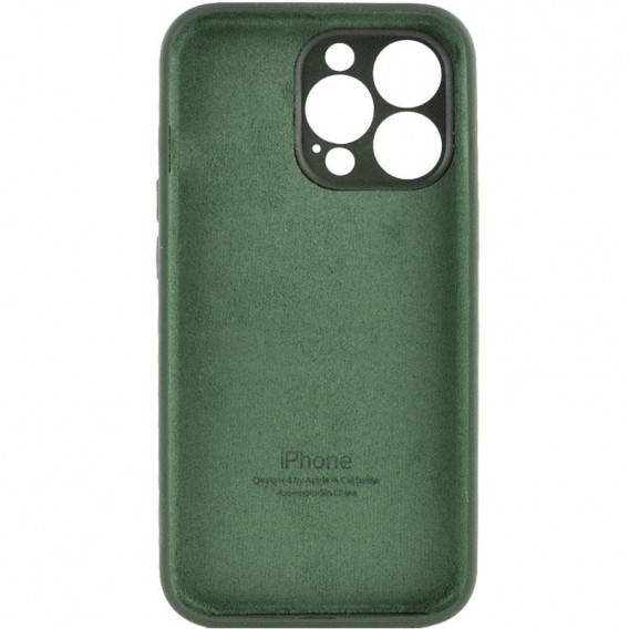 Чохол Silicone Case Full Camera Protective (AA) для Apple iPhone 13 Pro (6.1"") Зелений / Cyprus Green