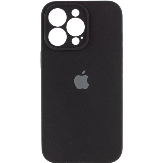 Чохол Silicone Case Full Camera Protective (AA) для Apple iPhone 13 Pro (6.1"") Чорний / Black