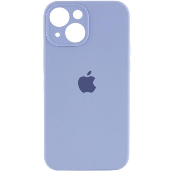 Чохол Silicone Case Full Camera Protective (AA) для Apple iPhone 13 (6.1"") Синій / Lilac Blue