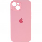Чохол Silicone Case Full Camera Protective (AA) Apple iPhone 13 (6.1"") Рожевий / Light pink