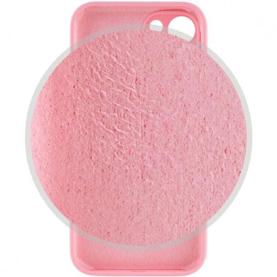 Чехол Silicone Case Full Camera Protective (AA) для Apple iPhone 13 (6.1 дюйма) Розовый / Light pink