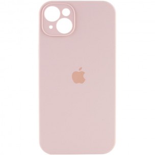 Чохол Silicone Case Full Camera Protective (AA) для Apple iPhone 13 (6.1") Рожевий / Pink Sand