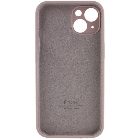 Чехол для iPhone 13 Silicone Case Full Protective (Lavender)