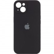 Чехол Silicone Case Full Camera Protective (AA) для Apple iPhone 13 (6.1") Черный / Black