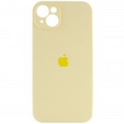 Чехол Silicone Case Full Camera Protective (AA) для Apple iPhone 13 (6.1"") Желтый / Mellow Yellow