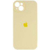 Чохол Silicone Case Full Camera Protective (AA) для Apple iPhone 13 (6.1") Жовтий / Mellow Yellow