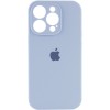 Чохол Silicone Case Full Camera Protective (AA) для Apple iPhone 13 Pro Max (6.7"") Синій / Lilac Blue