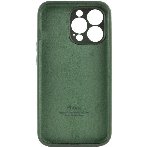 Чохол Silicone Case Full Camera Protective (AA) для Apple iPhone 13 Pro Max (6.7") Зелений / Cyprus Green