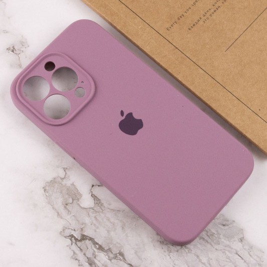 Чохол Silicone Case Full Camera Protective (AA) для Apple iPhone 13 Pro Max (6.7") Ліловий / Lilac Pride - зображення 3 