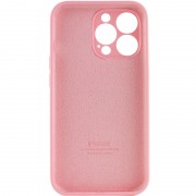 Чохол Silicone Case Full Camera Protective (AA) Apple iPhone 13 Pro Max (6.7"") Рожевий / Light pink