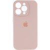Чохол Silicone Case Full Camera Protective (AA) Apple iPhone 13 Pro Max (6.7"") Рожевий / Pink Sand