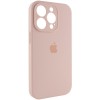 Чехол Silicone Case Full Camera Protective (AA) для Apple iPhone 13 Pro Max (6.7"") Розовый / Pink Sand