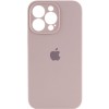 Чехол Silicone Case Full Camera Protective (AA) для Apple iPhone 13 Pro Max (6.7"") Серый / Lavender