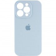 Чохол Silicone Case Full Camera Protective (AA) для Apple iPhone 13 Pro Max (6.7") Блакитний / Sweet Blue