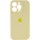 Чохол Silicone Case Full Camera Protective (AA) для Apple iPhone 13 Pro Max (6.7") Жовтий / Mellow Yellow