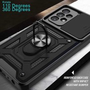 Ударопрочный чехол для Samsung Galaxy A13 4G - Camshield Serge Ring for Magnet Черный