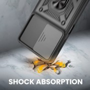 Ударопрочный чехол Camshield Serge Ring for Magnet для Samsung Galaxy A23 4G Черный
