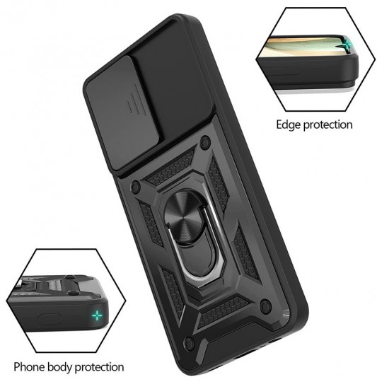 Ударопрочный чехол Camshield Serge Ring для Samsung Galaxy M33 5G Черный - изображение 2