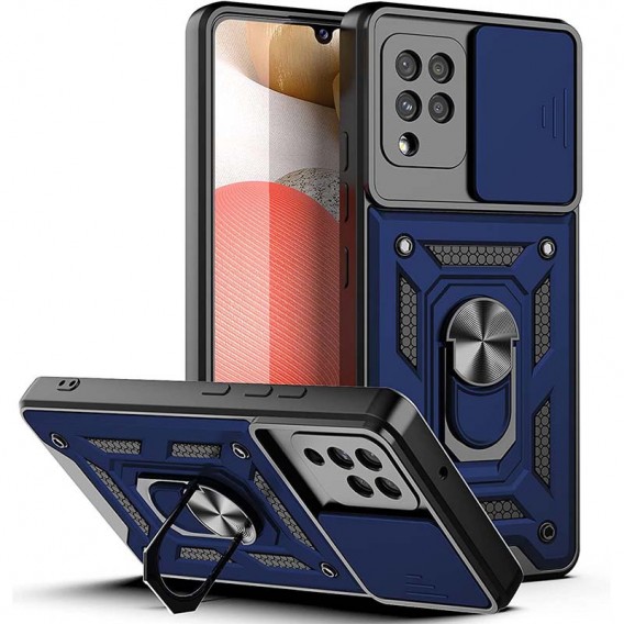 Удароміцний чохол для Samsung Galaxy M53 5G Camshield Serge Ring for Magnet Синій