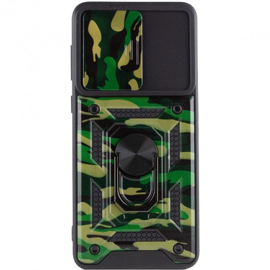 Ударопрочный чехол Camshield Serge Ring Camo для Samsung Galaxy A73 5G Зеленый / Army Green - изображение 3