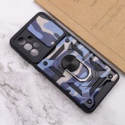Ударопрочный чехол Camshield Serge Ring Camo для Samsung Galaxy A73 5G Фиолетовый / Army Purple