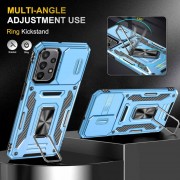 Ударопрочный чехол Camshield Army Ring для Samsung Galaxy A23 4G Голубой / Light Blue