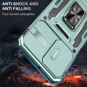 Ударопрочный чехол Camshield Army Ring для Samsung Galaxy A23 4G Зеленый / Light Green