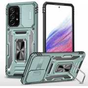 Ударопрочный чехол Camshield Army Ring для Samsung Galaxy A33 5G Зеленый / Light Green