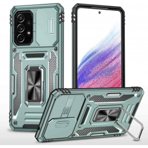 Ударопрочный чехол Camshield Army Ring для Samsung Galaxy A33 5G Зеленый / Light Green