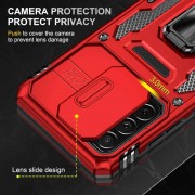 Ударопрочный чехол Camshield Army Ring для Samsung Galaxy A33 5G Красный / Red
