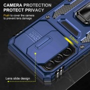 Ударопрочный чехол Camshield Army Ring для Samsung Galaxy A33 5G Синий / Navy