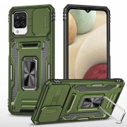 Ударопрочный чехол Camshield Army Ring для Samsung Galaxy M53 5G Оливковый / Army Green