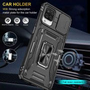 Противоударный чехол для Samsung Galaxy M53 5G Camshield Army Ring Черный / Blac