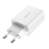 Зарядний пристрій для телефона - Borofone BA21A Long journey QC3.0 (1USB/3A) Білий