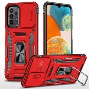 Ударопрочный чехол Camshield Army Ring для Samsung Galaxy A13 4G / A04s Красный / Red