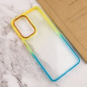 Чохол TPU+PC Fresh sip series для Samsung Galaxy A33 5G Бірюзовий / Помаранчевий