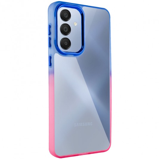 Чехол TPU+PC Fresh sip series для Samsung Galaxy A33 5G Розовый / Синий